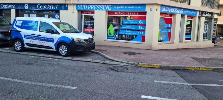 Sud Pressing Cagnes-sur-Mer – pressing de proximité et service local de qualité