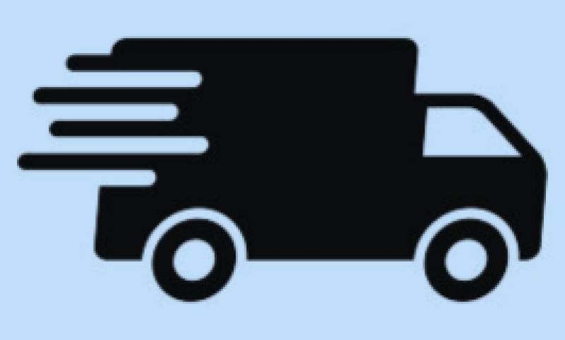 Camionnette de ramassage et livraison du pressing Sud Pressing à Cagnes-sur-Mer